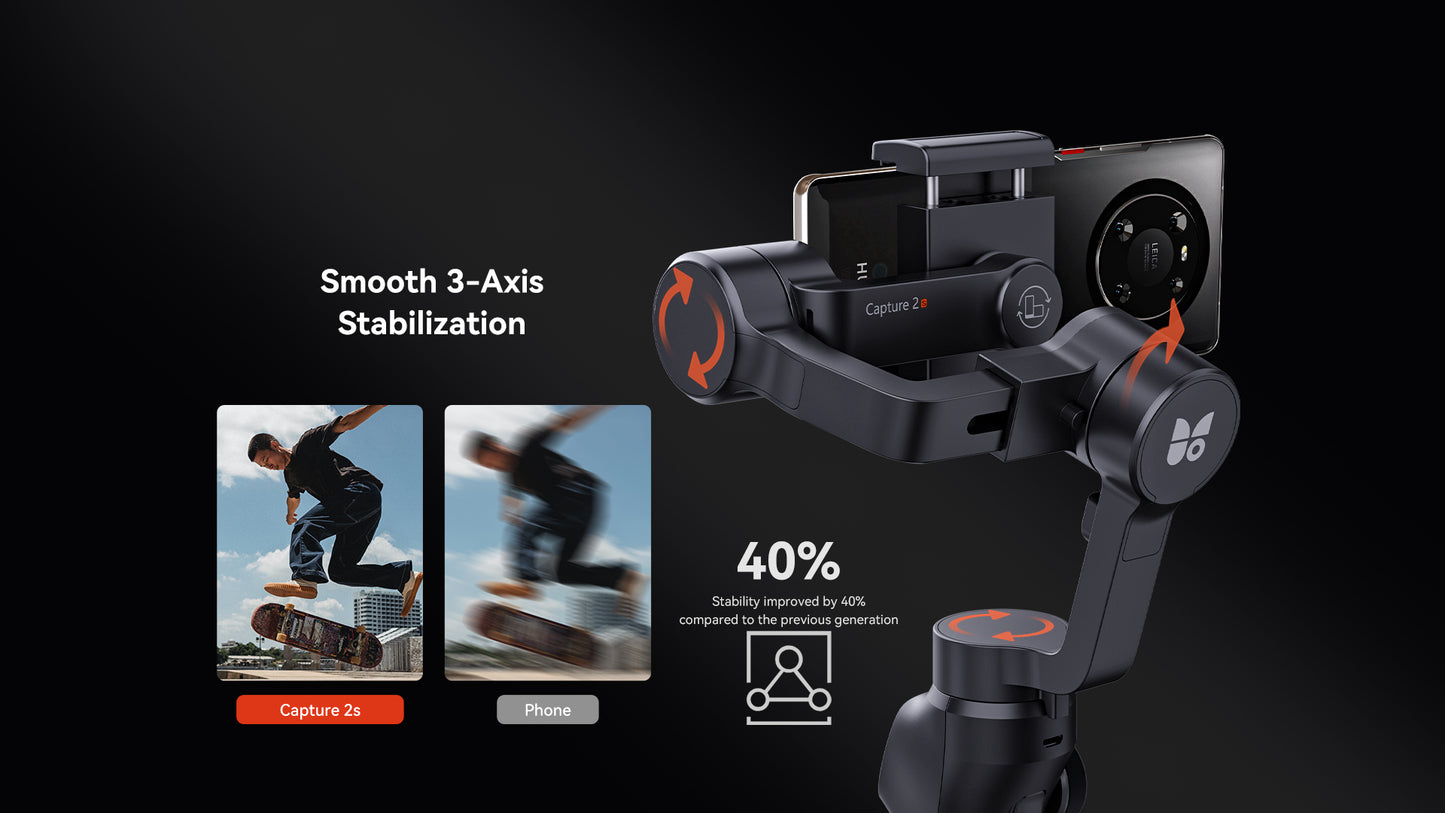 FUNSNAP Capture 2s 3-Axis Gimbal Stabilizer