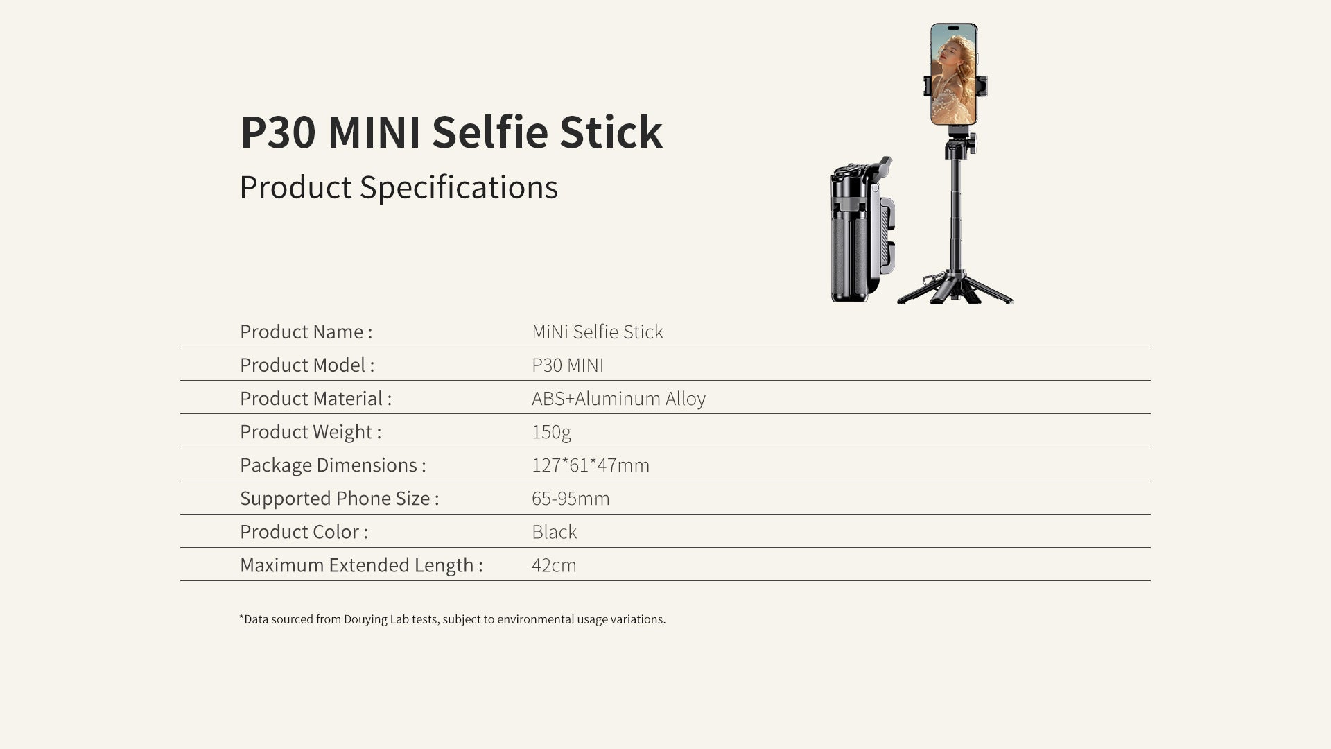 FUNSNAP P30 Sekfie Stick